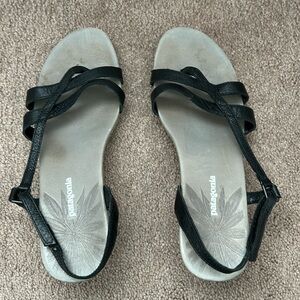 Women’s Patagonia Black Solimar Wedge Cork Heel Slide Sandals Size 7.5